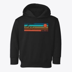 Romeoville Illinois Blissful Sunset Toddler Hoodie