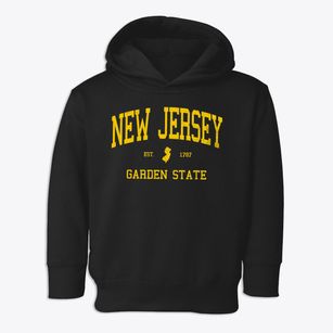  New Jersey Slogan Toddler Hoodie