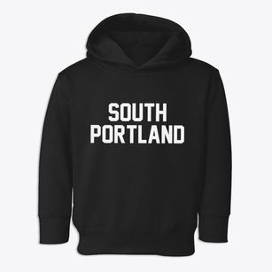 South Portland Maine Classic Block Toddler Hoodie