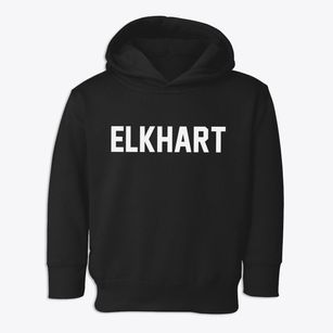 Elkhart Illinois Classic Block Toddler Hoodie