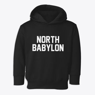 North Babylon New York Classic Block Toddler Hoodie