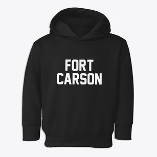 Fort Carson Colorado Classic Block Toddler Hoodie