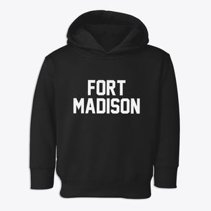 Fort Madison Iowa Classic Block Toddler Hoodie