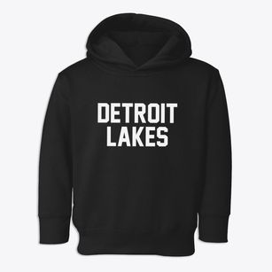 Detroit Lakes Minnesota Classic Block Toddler Hoodie