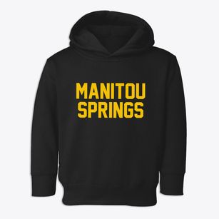 Manitou Springs Colorado Classic Block Toddler Hoodie