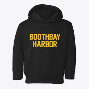 Boothbay Harbor Maine Classic Block Toddler Hoodie