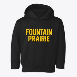 Fountain Prairie Wisconsin Classic Block Toddler Hoodie