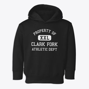 Clark Fork Idaho Athletic Dept Toddler Hoodie
