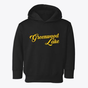 Greenwood Lake New York Vintage Team Toddler Hoodie