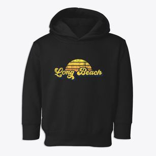 Long Beach New York Sublime Sunset Toddler Hoodie