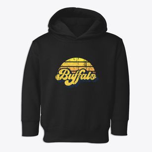 Buffalo North Dakota Sublime Sunset Toddler Hoodie