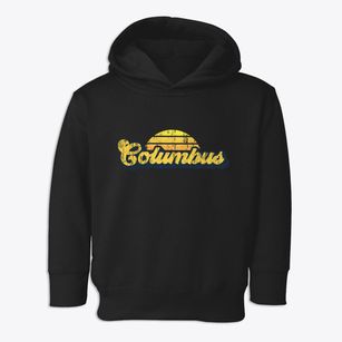 Columbus North Dakota Sublime Sunset Toddler Hoodie