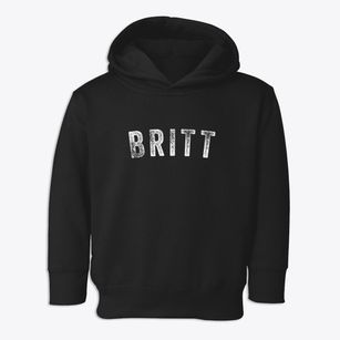 Britt Iowa Timeless Retro Toddler Hoodie