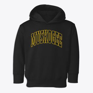 Muskogee Oklahoma Trendy Block Toddler Hoodie