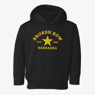 Broken Bow Nebraska Star Toddler Hoodie