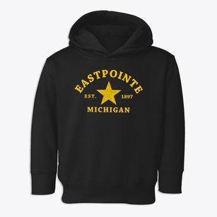 Eastpointe Michigan Star Toddler Hoodie