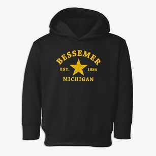 Bessemer Michigan Star Toddler Hoodie