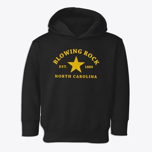 Blowing Rock North Carolina Star Toddler Hoodie