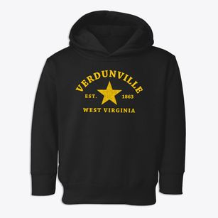 Verdunville West Virginia Star Toddler Hoodie
