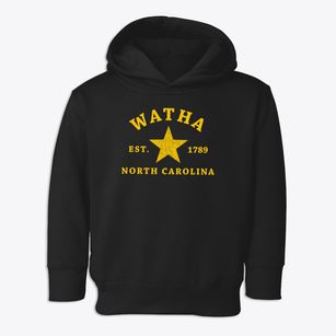 Watha North Carolina Star Toddler Hoodie