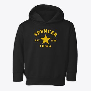 Spencer Iowa Star Toddler Hoodie