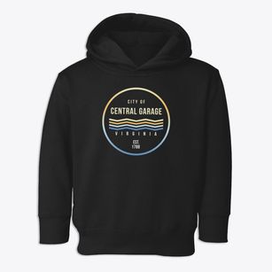 Central Garage Virginia Color Fade Toddler Hoodie