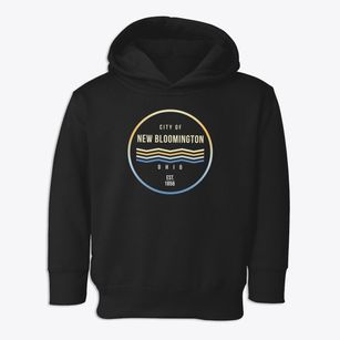 New Bloomington Ohio Color Fade Toddler Hoodie