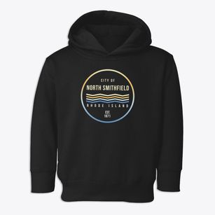 North Smithfield Rhode Island Color Fade Toddler Hoodie