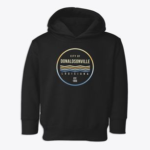 Donaldsonville Louisiana Color Fade Toddler Hoodie
