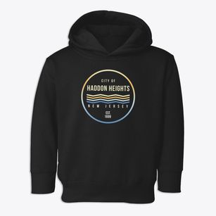 Haddon Heights New Jersey Color Fade Toddler Hoodie