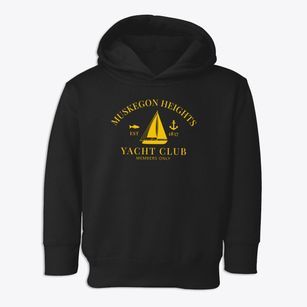 Muskegon Heights Michigan Yacht Club Toddler Hoodie