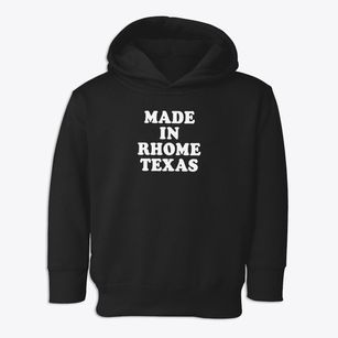 Rhome Texas Classic 70s Toddler Hoodie