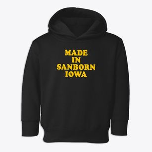Sanborn Iowa Classic 70s Toddler Hoodie