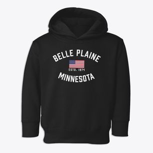 Belle Plaine Minnesota Patriot Toddler Hoodie