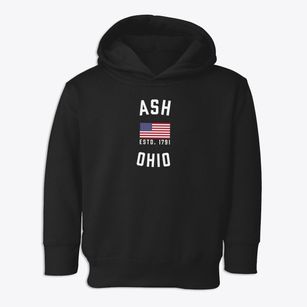 Ash Ohio Patriot Toddler Hoodie