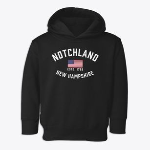 Notchland New Hampshire Patriot Toddler Hoodie