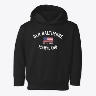 Old Baltimore Maryland Patriot Toddler Hoodie