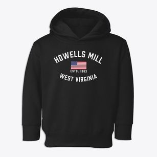 Howells Mill West Virginia Patriot Toddler Hoodie