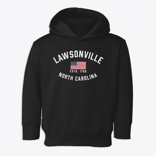 Lawsonville North Carolina Patriot Toddler Hoodie