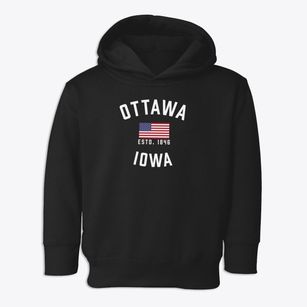Ottawa Iowa Patriot Toddler Hoodie