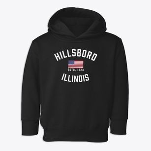Hillsboro Illinois Patriot Toddler Hoodie
