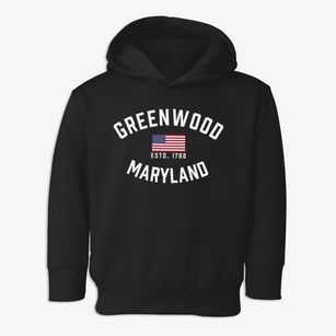 Greenwood Maryland Patriot Toddler Hoodie