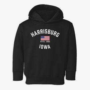 Harrisburg Iowa Patriot Toddler Hoodie