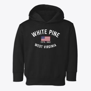 White Pine West Virginia Patriot Toddler Hoodie
