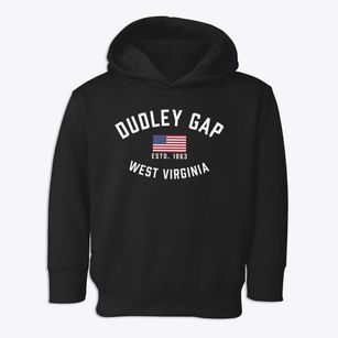Dudley Gap West Virginia Patriot Toddler Hoodie