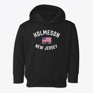 Holmeson New Jersey Patriot Toddler Hoodie