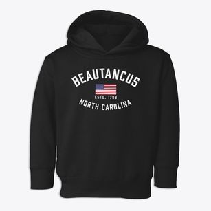 Beautancus North Carolina Patriot Toddler Hoodie