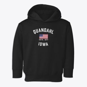 Quandahl Iowa Patriot Toddler Hoodie