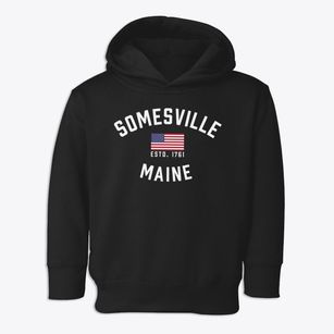 Somesville Maine Patriot Toddler Hoodie