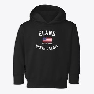 Eland North Dakota Patriot Toddler Hoodie